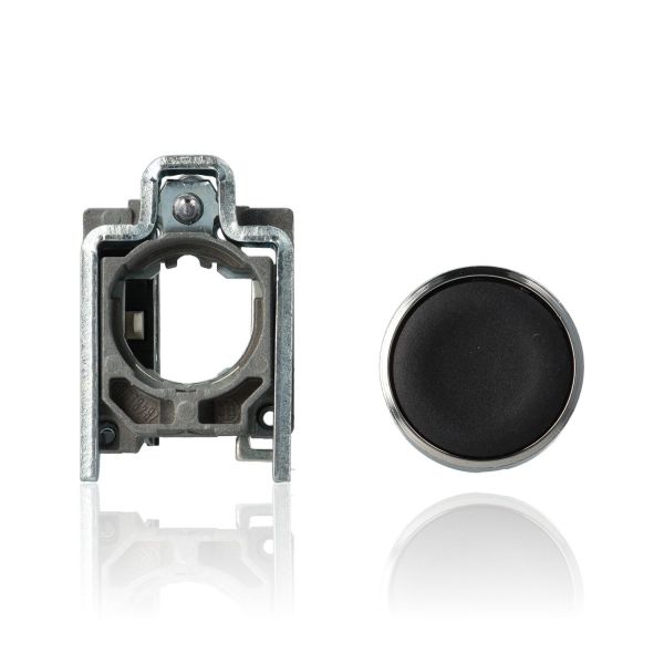 SCHNEIDER XB4BA21 - Pulsante nero O22 - filoghiera ad impulso - 1NO