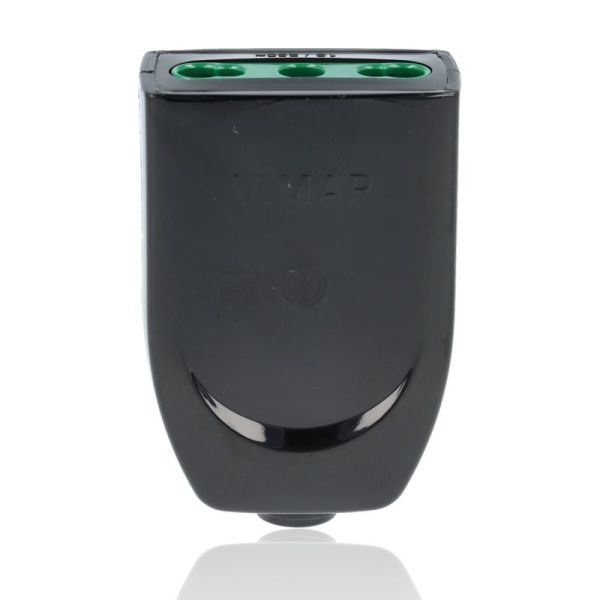 VIMAR 00223 - Presa 2P+T di tipo 16A P17/11 con cavo assiale, nera