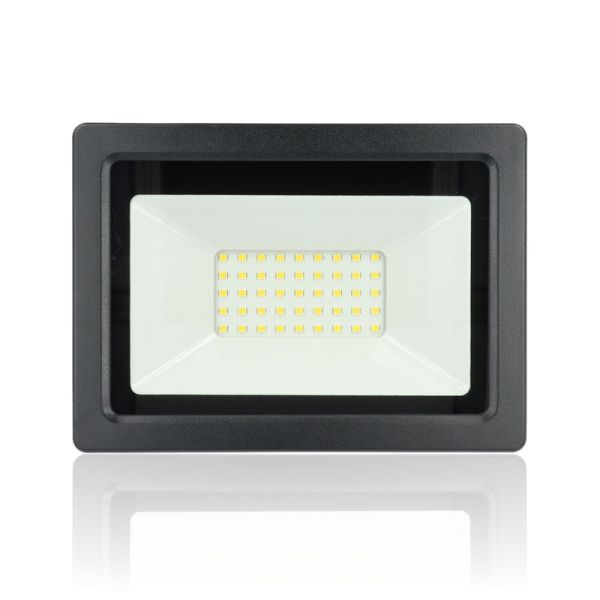 Proiettore LED, 30W, 220Vac, Luce Naturale, Nero