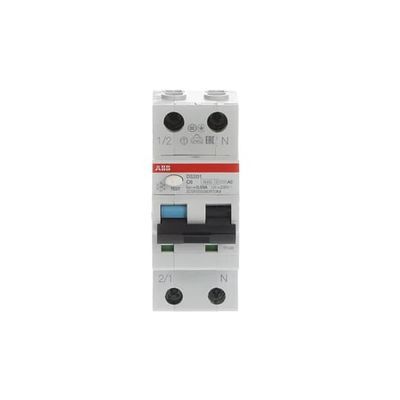 ABB DS201C6AC30 - Interruttore magnetotermico differenziale 6KA 1P+N Tipo AC C6 30MA