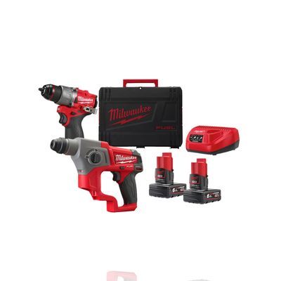 KIT Trapano M12 FPD2 + Tassellatore M12 CH SDS-PLUS (12V)