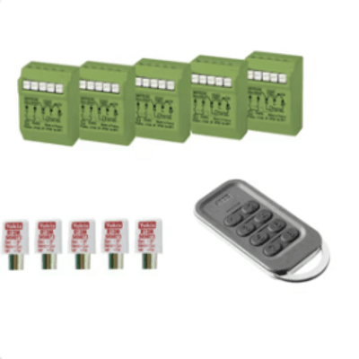 URMET 5454556 - Kit automazione per 5 Tapparelle Yokis Urmet via Radio