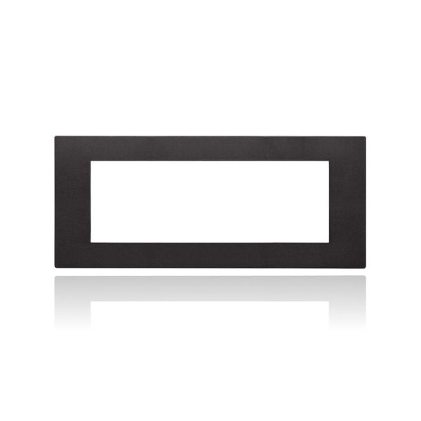 VIMAR 30657.02 - Placca 7M - Nero - Linea