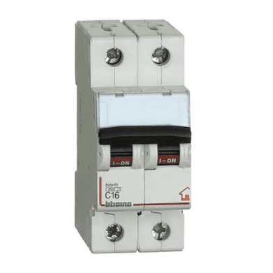 BTICINO FC820C40 - Interruttore magnetotermico modulare BTDIN-RS 2P - 4500 - C40 - curva C