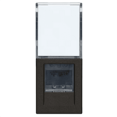 VIMAR 30339.13G - Presa Dati RJ45 Vimar Linea con connettore Netsafe Cat. 6 - Nera - Linea