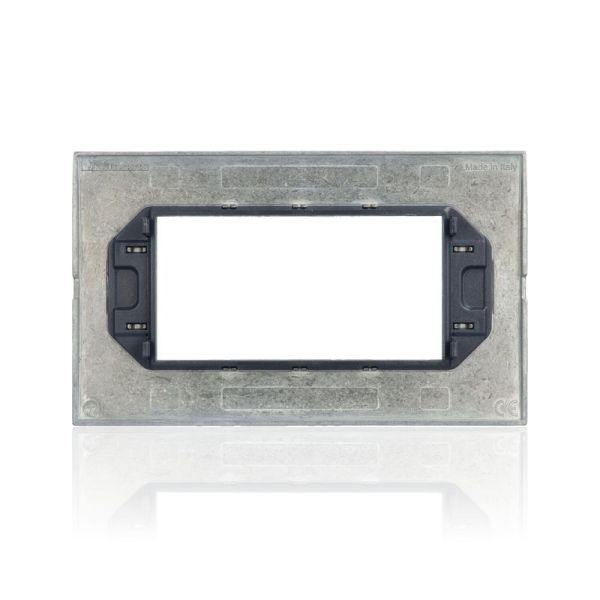 BTICINO LNC4804BN - Placca 4 Posti Quadra Bianco Puro Livinglight Air