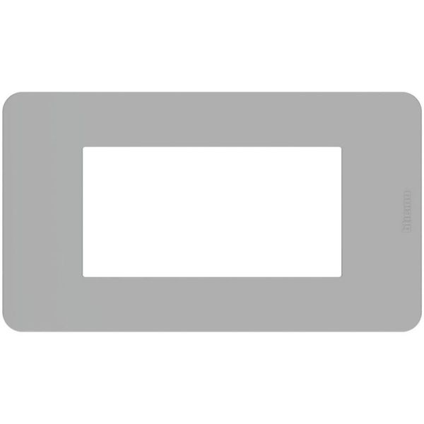 BTICINO JA4804JG - MatixGO - Placca 4P Grey