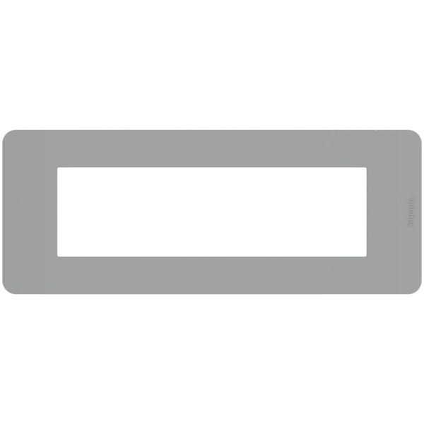 BTICINO JA4807JG - MatixGO - Placca 7P Grey