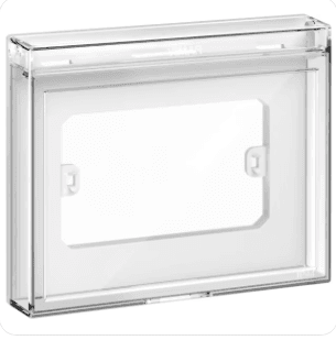 VIMAR 14923 - Calotta IP44 3M portello trasparente