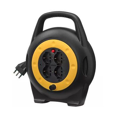 VIMAR 0P32714 - Avvolgicavo 16A 4 Uscite Universali 10M