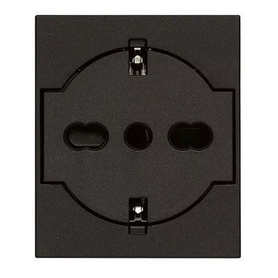 VIMAR 30211.G - Presa 2P+T P40 Universale A Filo Nero