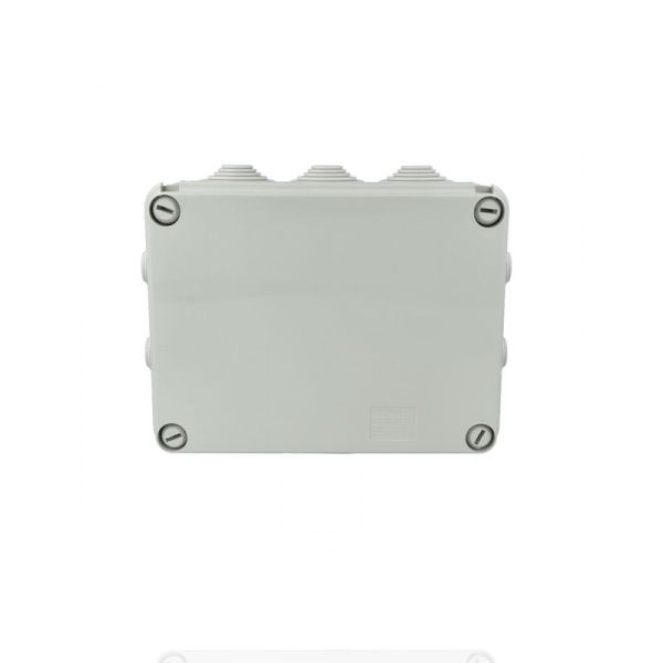 GEWISS GW44007 - Scatola di derivazione con coperchio a vite - IP55 - dim. int. 190x140x70 - pareti con passacavi - Grigio