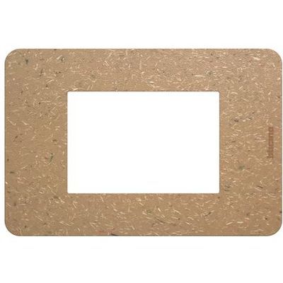 BTICINO JA4803BB - MatixGO - Placca 3P BIO