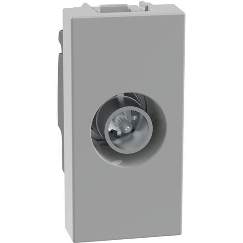 BTICINO JG4202P14 - Presa coassiale passante attenuazione 14dB Grigia - Matix Go