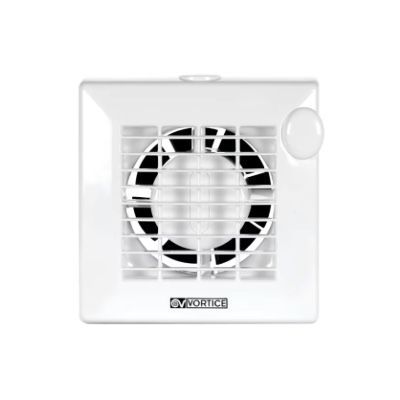 M 100/4 T aspiratori elicoidali da muro, resina plastica UV resistant, diametro 100 mm, motore protetto, portata 90 m3/h, timer 3-20 min