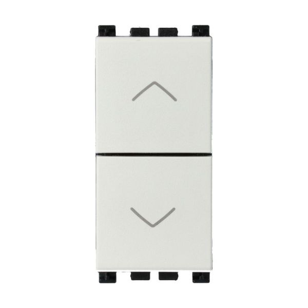 VIMAR 19062.B - Due pulsanti interblocc.NO+NO 10A Bianco (Arke)