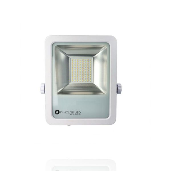 Proiettore LED, 45W, 220Vac, con regolazione temperatura luce (Calda -  Naturale - Fredda) - Bianco