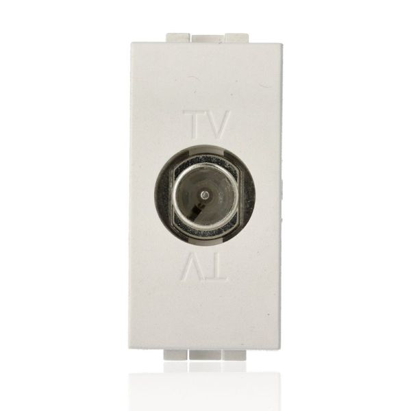 BTICINO N4202P - Presa coassiale passante terminale, attenuazione 10dB