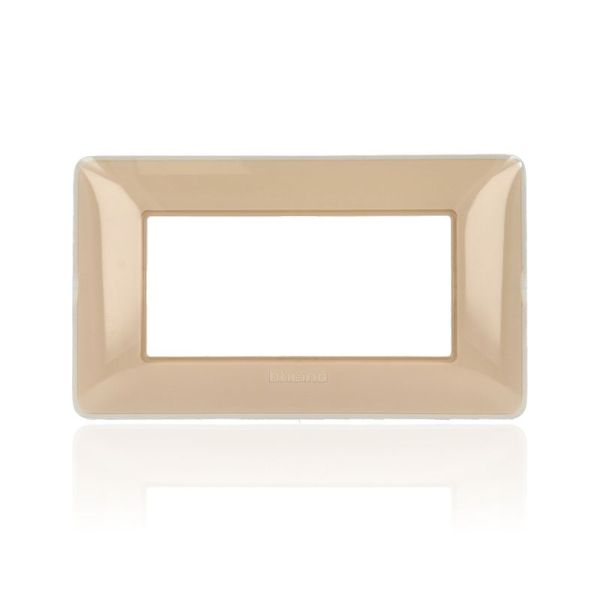 BTICINO AM4804CAV - Placca 4 Moduli - Avorio - Materiale Tecnopolimero - Matix
