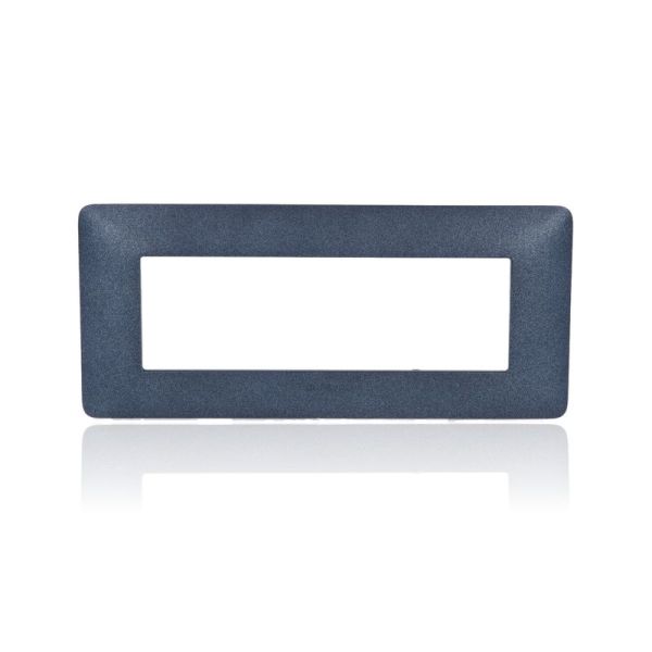 BTICINO AM4806TBM - Placca 6 Moduli - Blu Mercurio - Materiale Tecnopolimero - Matix