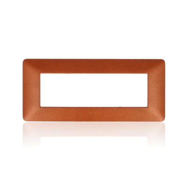 BTICINO AM4806TRT - Placca 6 Moduli - Rosso Terra - Materiale Tecnopolimero - Matix