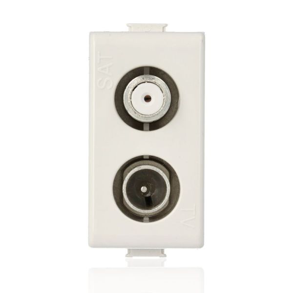 BTICINO AM5175D - Presa Tv Sat Demiscelata Diretta - Bianco - Matix