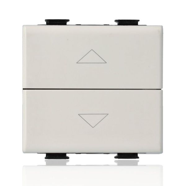 BTICINO AM5052/2 - Commutatore 1P 16A 250V Ac A Doppio Tasto 1-0-2 - Bianco - Matix