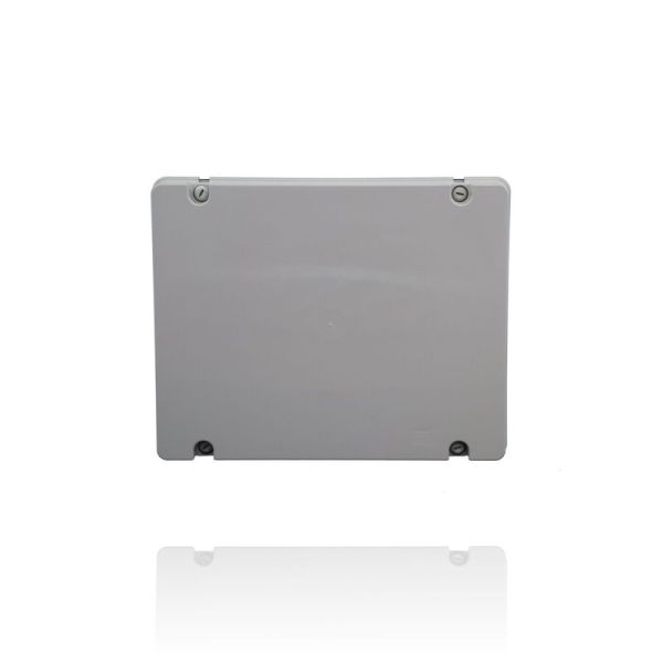 GEWISS GW44210 - Scatola di derivazione con coperchio a vite - IP56 - dim. int. 380x300x120 - pareti lisce - Grigio