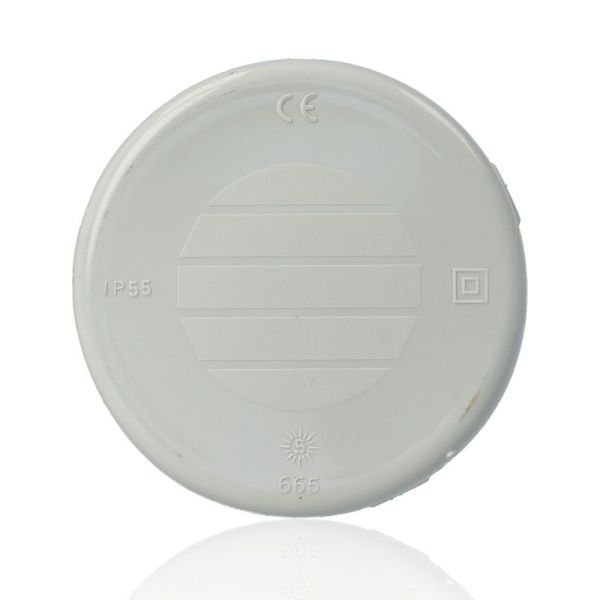 Scatola di derivazione con coperchio a pressione - IP55 -dim. int. diam. 70x35 - pareti con passacavi - Grigio  (alternativa Gewiss GW44001)