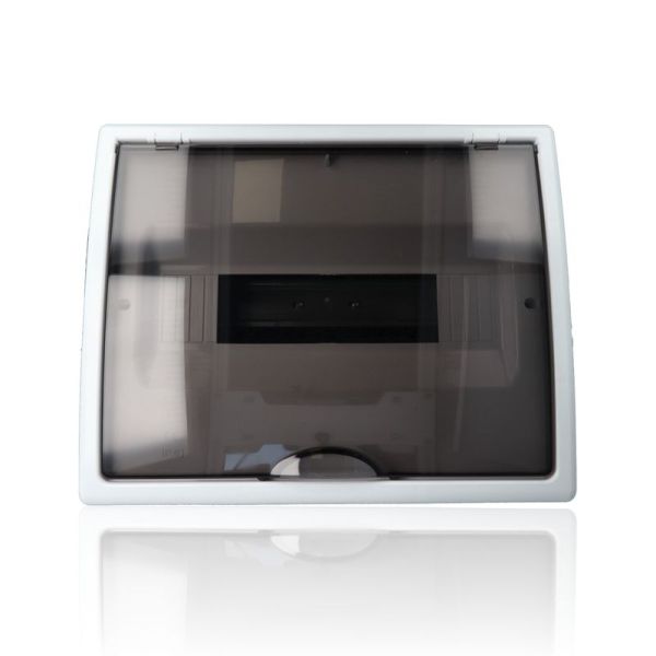 Centralino da arredo da Incasso con Portello - bianco - 12M (alternativa Gewiss GW40229tb)