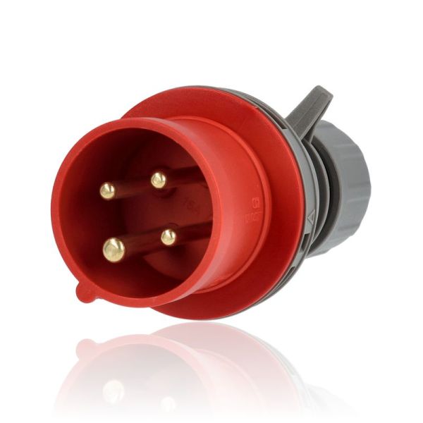 Spina industriale IP44, 3P+T, 16 A, 400V