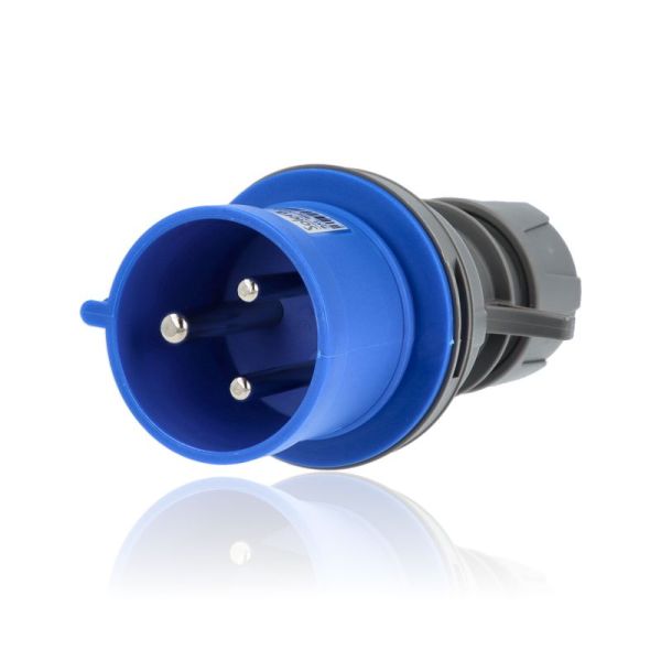 Spina industriale IP44, 2P+T, 32 A, 230V