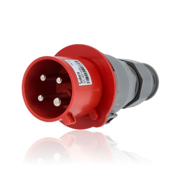 Spina industriale IP44, 3P+T, 32 A, 400V