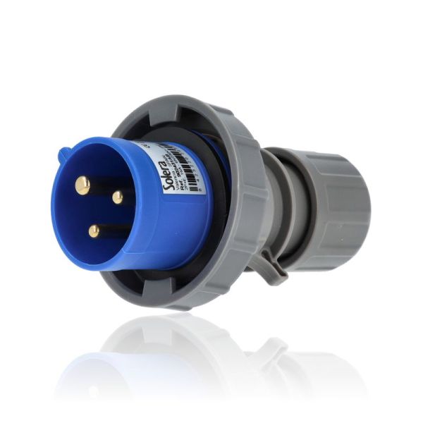 Spina industriale IP67, 2P+T, 16 A, 230V