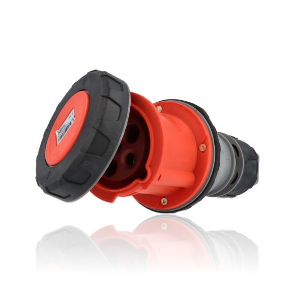 Presa industriale con coperchio, IP67, 3P+N+T, 63 A, 400V