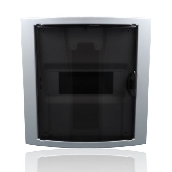 Centralino da arredo da Incasso con Portello - bianco - 8M (alternativa Gewiss GW40225tb)