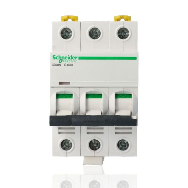 SCHNEIDER A9F79363 - Interruttore magnetotermico iC60N 3P C 63A 6000A