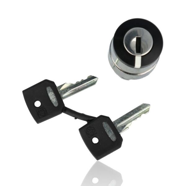 SCHNEIDER ZB4BG4 - Testa selettore O 22 - 2 posiz. - Ronis 455- estrazione chiave da tutte le posizioni