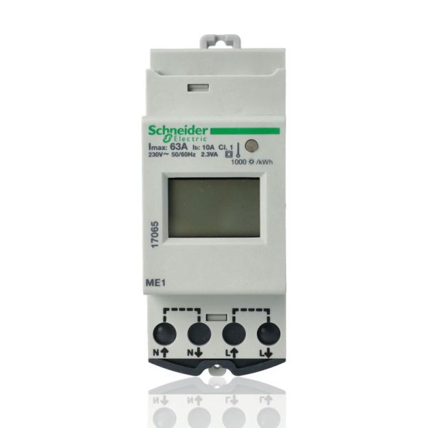 SCHNEIDER 17065 - Misuratore di potenza modulare monofase ME1 - 230 V - 0..63 A
