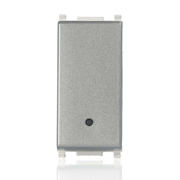 VIMAR 14000.SL - Interruttore 1P 10AX Silver (Plana)