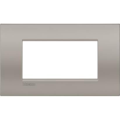 BTICINO LNC4804SB - Placca Air 4 Moduli - Antracite - Air