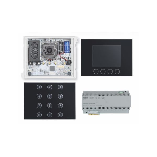 URMET 1783/733 - Kit base impianto video Digitale, Alpha, tastiera e display