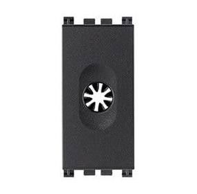 VIMAR 19044 - Passacavo con serracavo Vimar Arke grigio